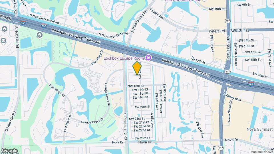 8616 SW 16th Pl Map and Location Details