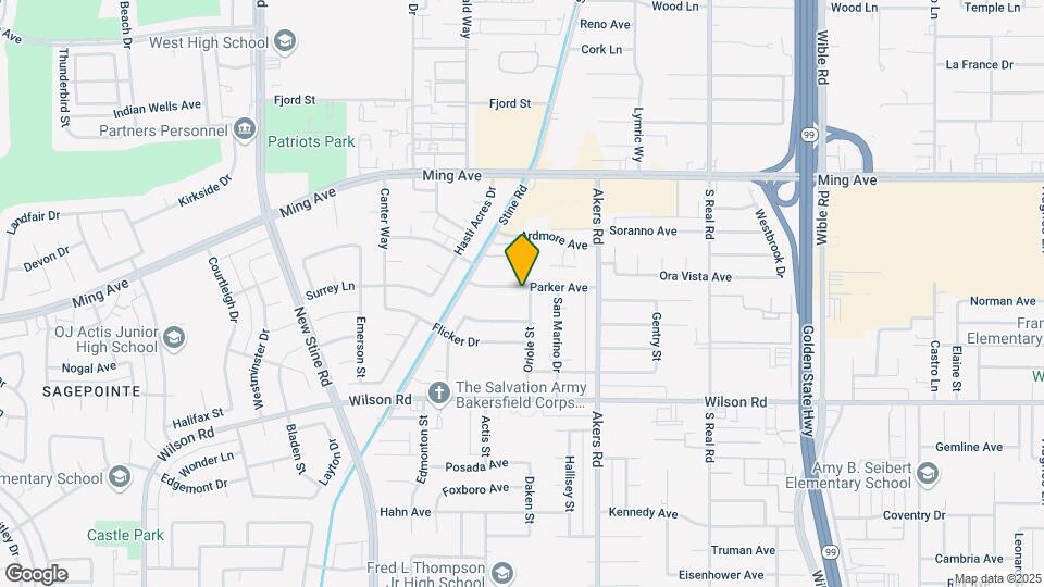 2101 Oriole St Map and Location Details