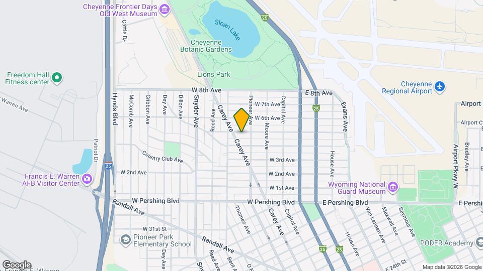 419 W 5th Ave Map and Location Details