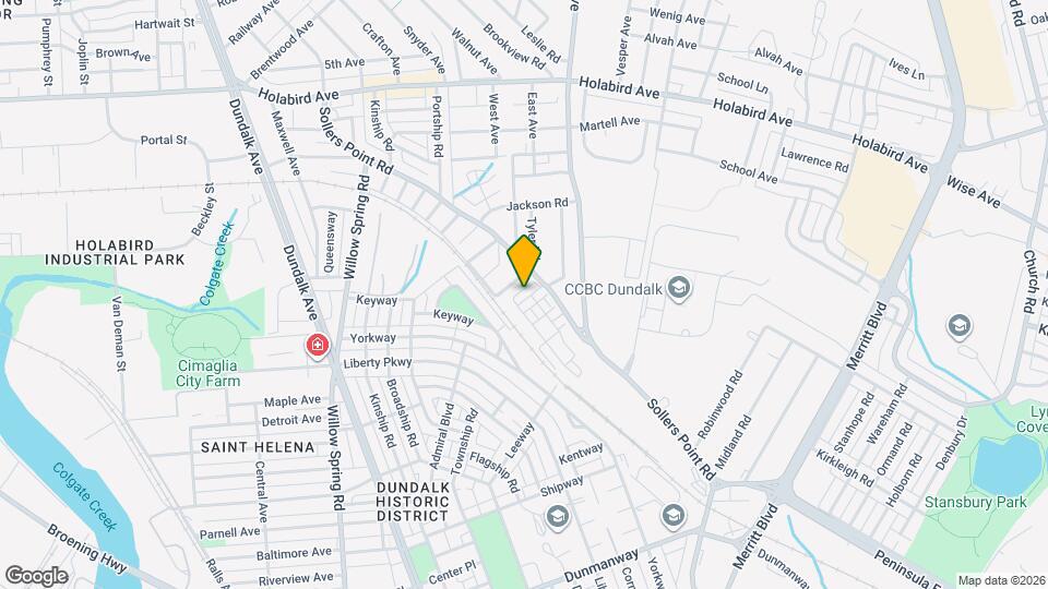 1920 Four Roses St Map and Location Details