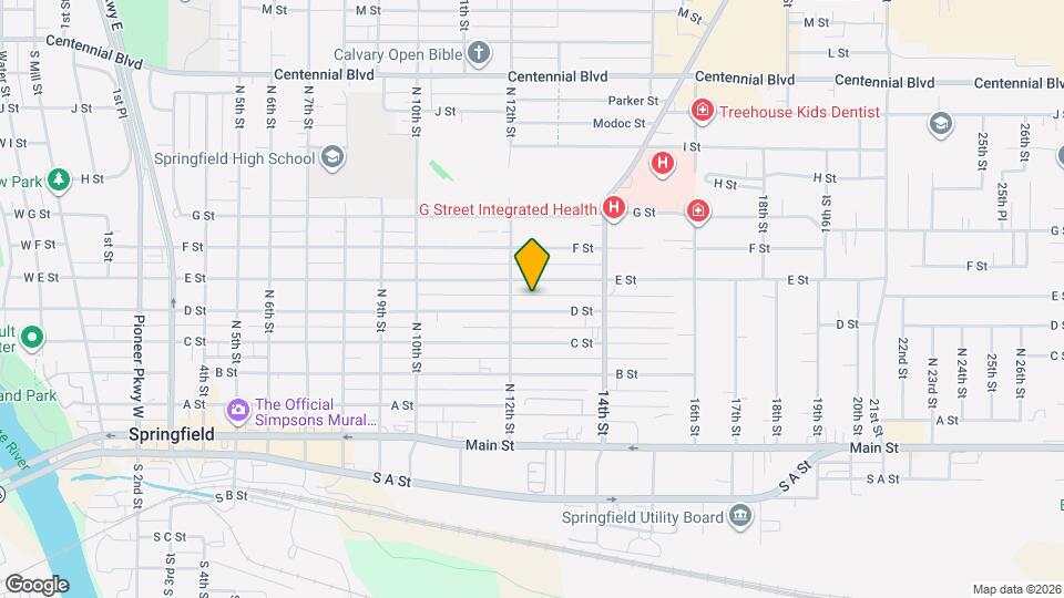 1232 D St Map and Location Details
