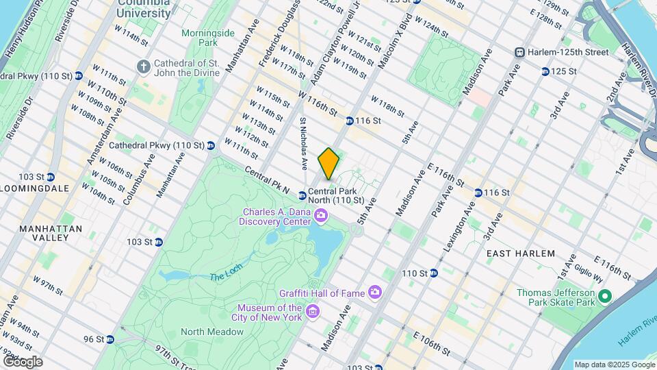 50 W 112th St Map and Location Details