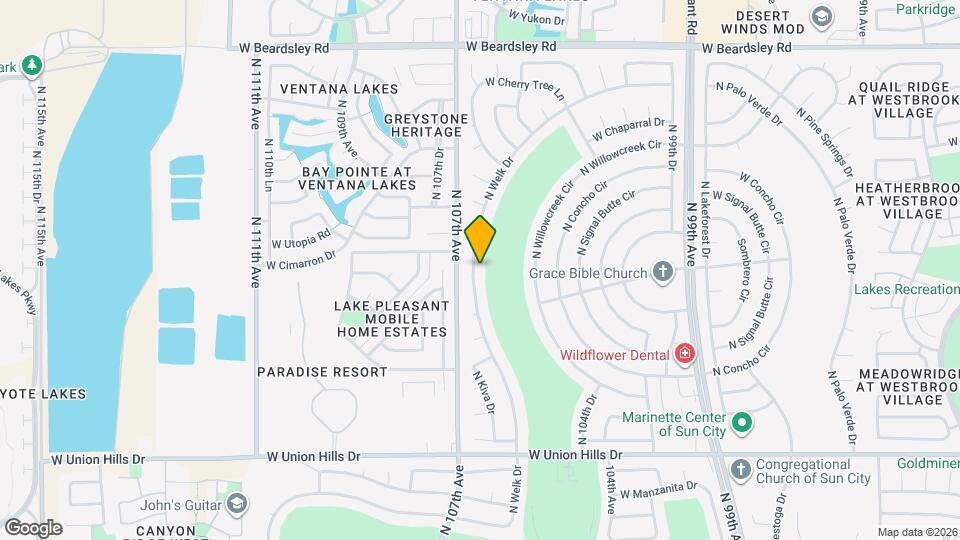 19221 N Welk Dr Map and Location Details