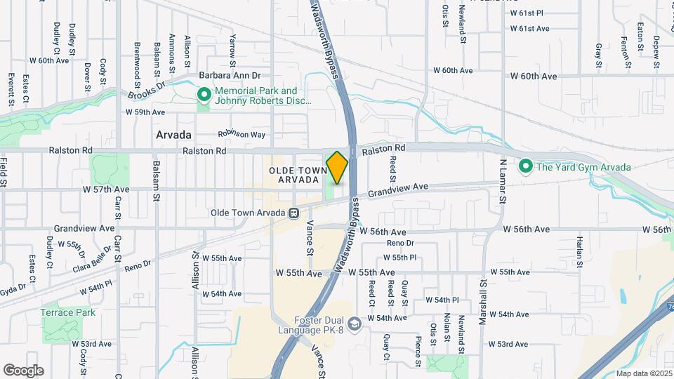 7207 Grandview Ave Map and Location Details