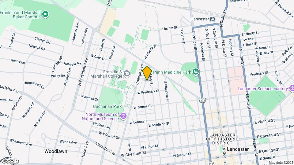 647 N Pine St Mapa y Detalles de la Ubicación