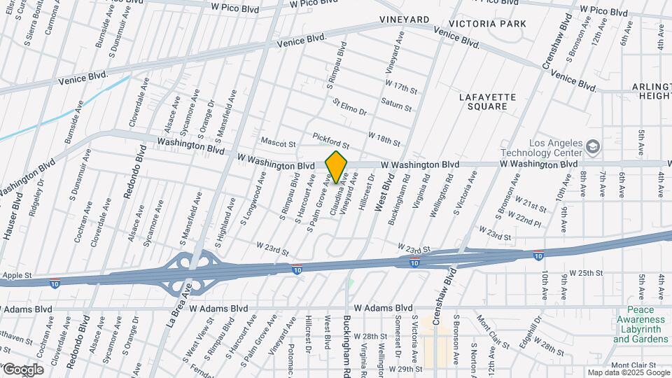 1943 Claudina Ave, Unit Claudina Map and Location Details