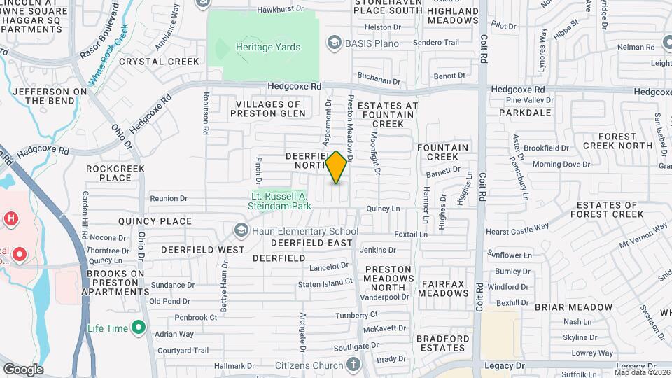 7605 Valleen Dr Map and Location Details