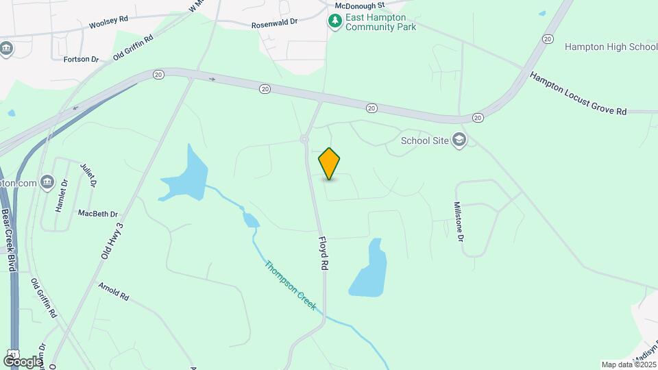 1205 Pebble Rock Rd Map and Location Details