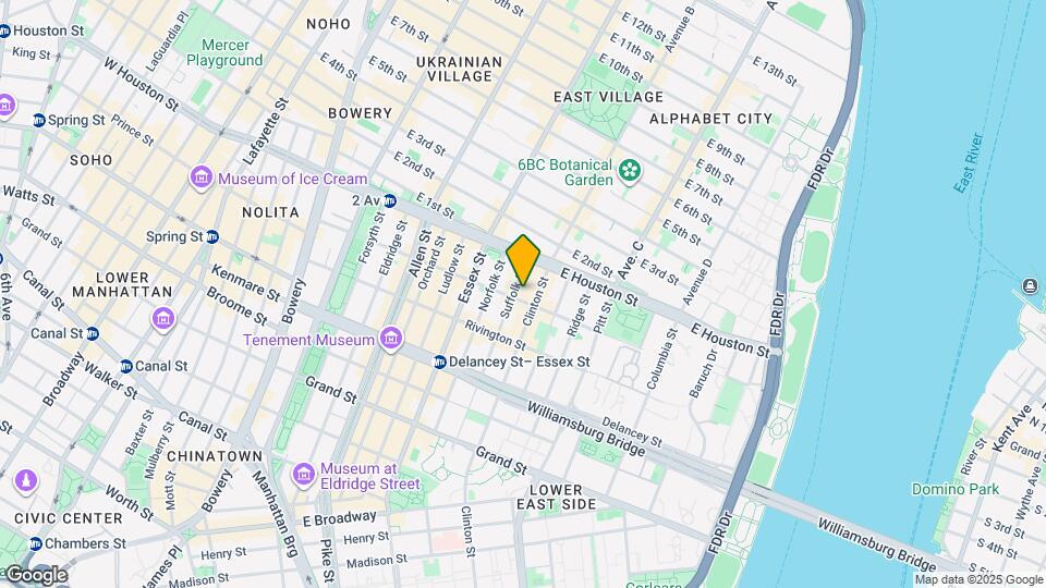 158 Stanton St Mapa y Detalles de la Ubicación