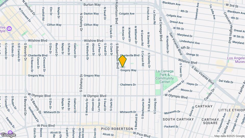 225 S Arnaz Dr Map and Location Details