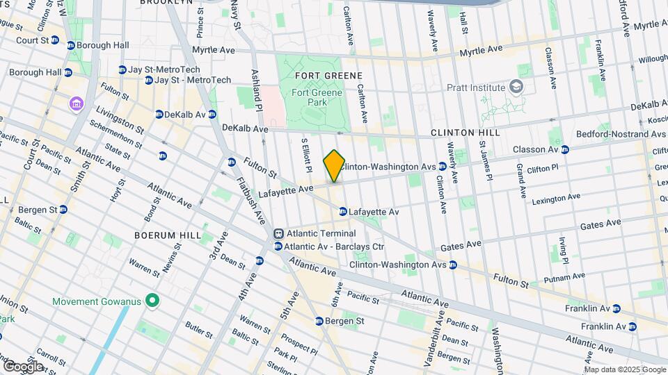 88 Lafayette Ave Map and Location Details