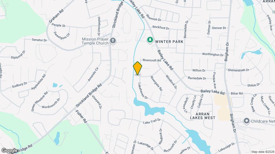 6301 Lakehaven Dr Map and Location Details