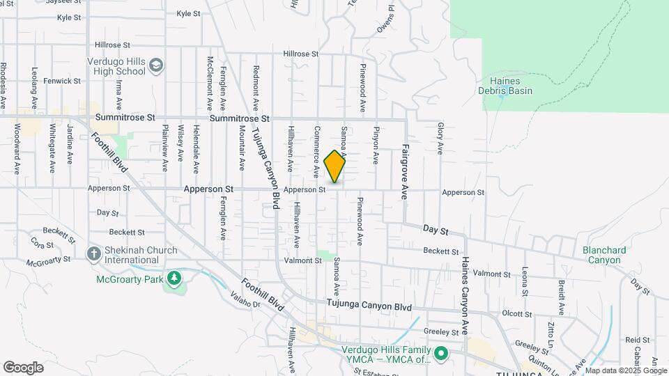 7149 Apperson St, Unit #2 Mapa y Detalles de la Ubicación