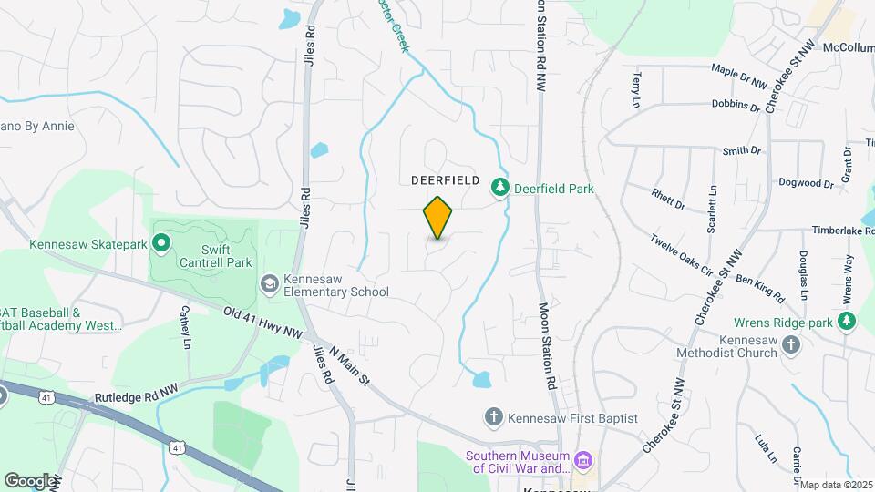 1043 Coker Cir NW Map and Location Details