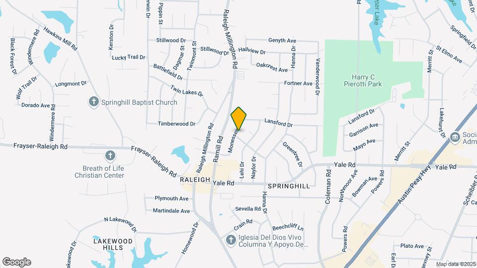 4150 Lansdowne Dr Map and Location Details