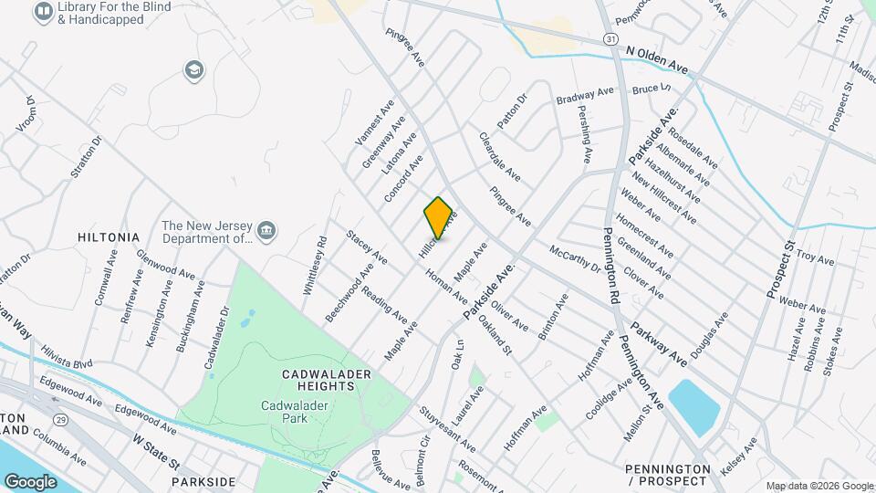 330 Hillcrest Ave Map and Location Details