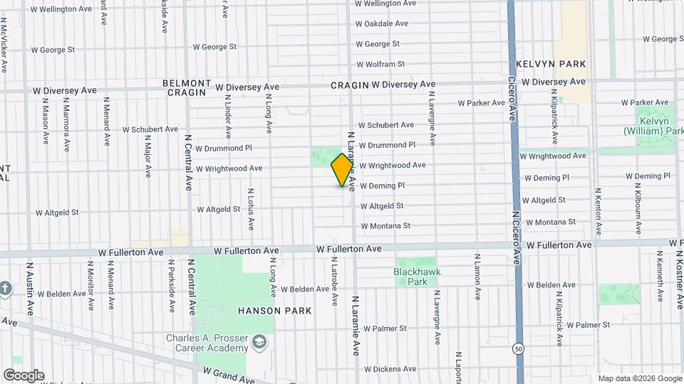 5219 W Deming Pl, Unit G Mapa y Detalles de la Ubicación