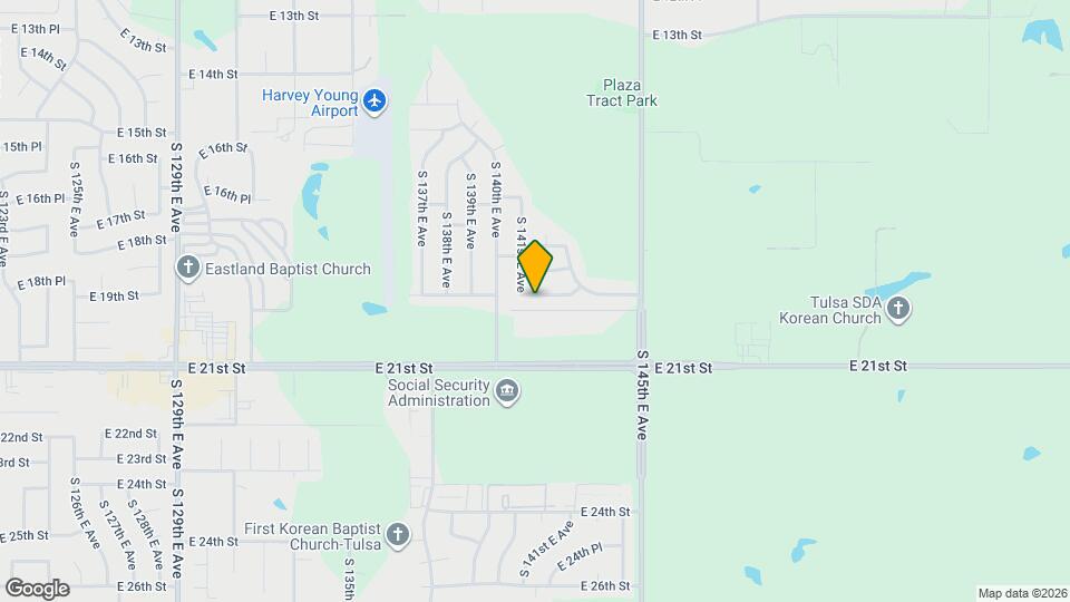 14106 E 19th Pl S Map and Location Details