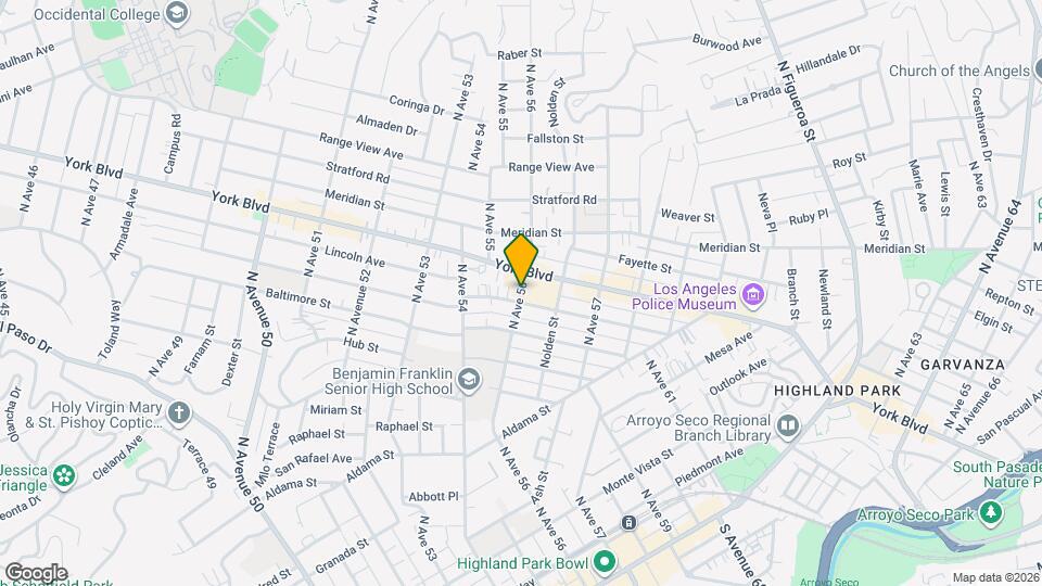 1005 N Ave 56, Unit 1005 Mapa y Detalles de la Ubicación