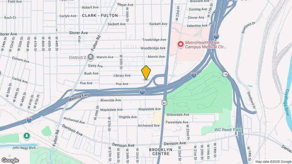 3104 Poe Ave Map and Location Details