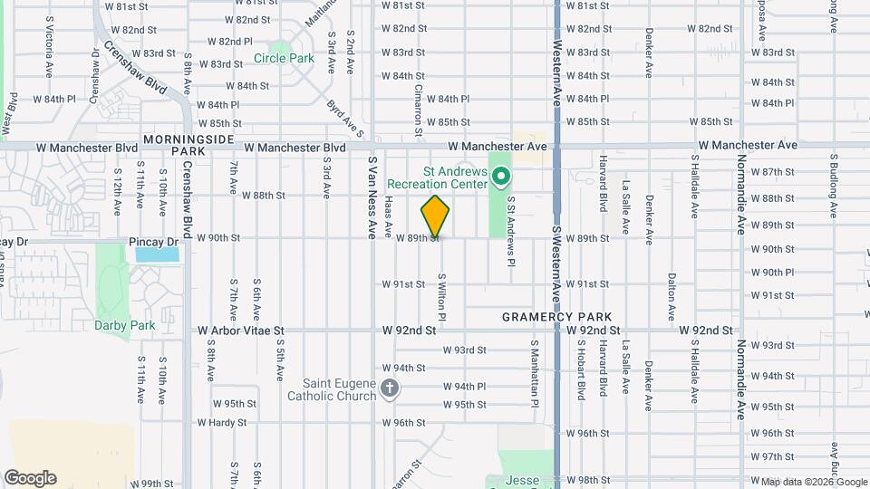 8905 S Wilton Pl Mapa y Detalles de la Ubicación