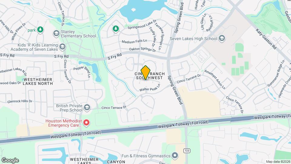 25411 Overbrook Terrace Ln Map and Location Details