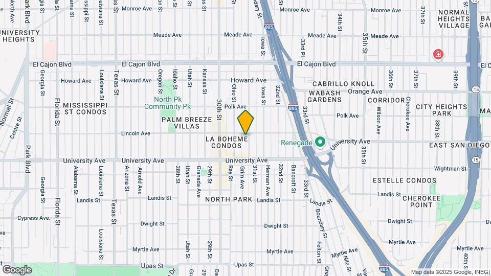3984-3986 Illinois St Map and Location Details