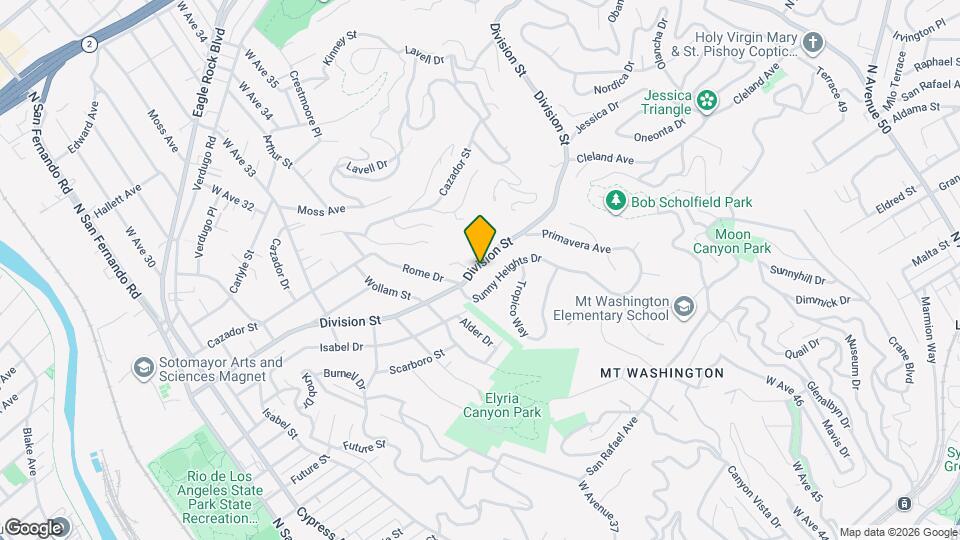 3540 Division St Map and Location Details