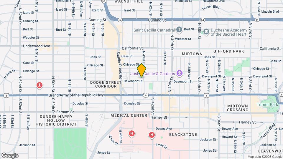 304 N 43rd St Map and Location Details