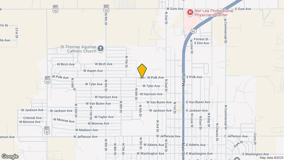 505 W Polk Ave Map and Location Details