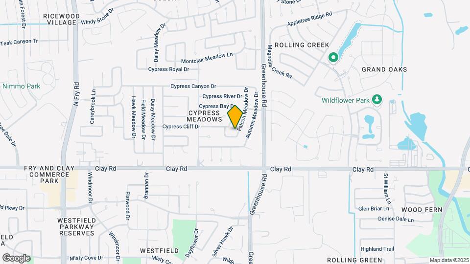 4211 Falcon Meadow Dr Mapa y Detalles de la Ubicación