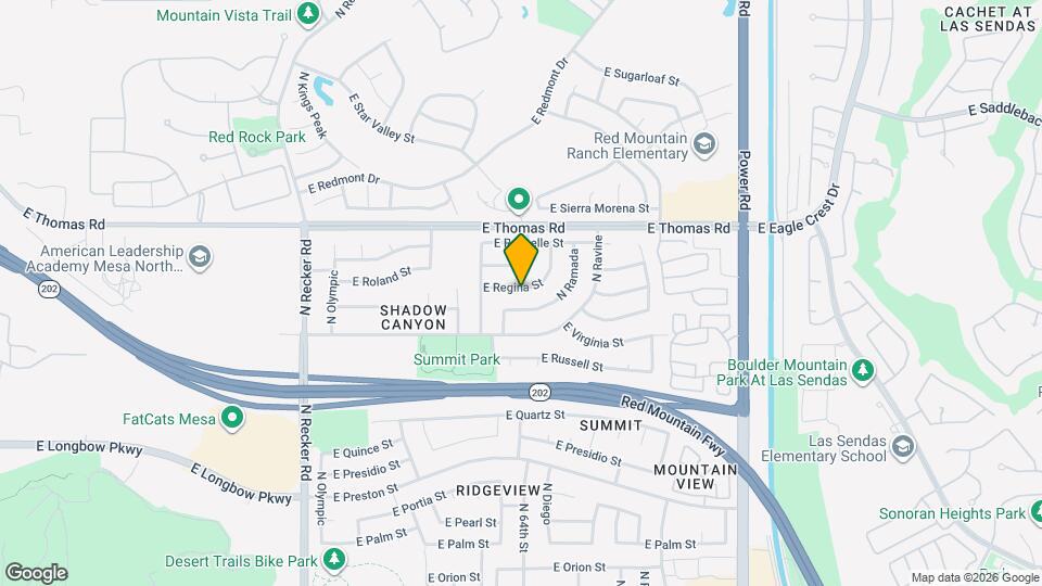 6351 E Regina St Map and Location Details