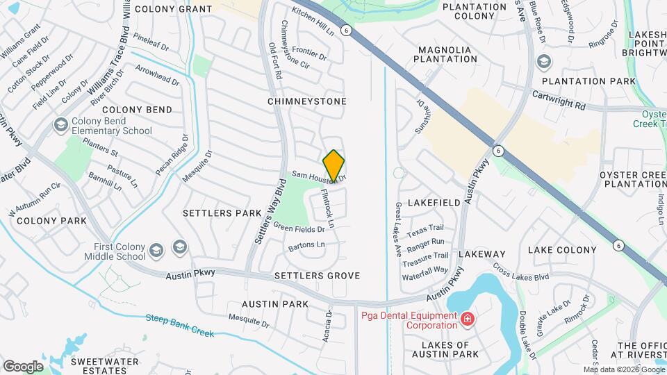 3111 E Heatherock Cir Map and Location Details