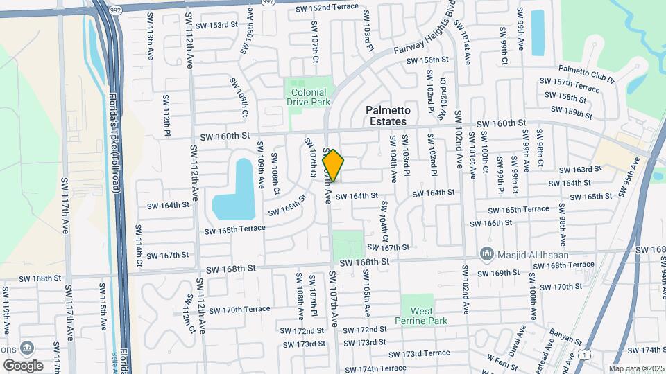 16315 SW 107th Ave Map and Location Details