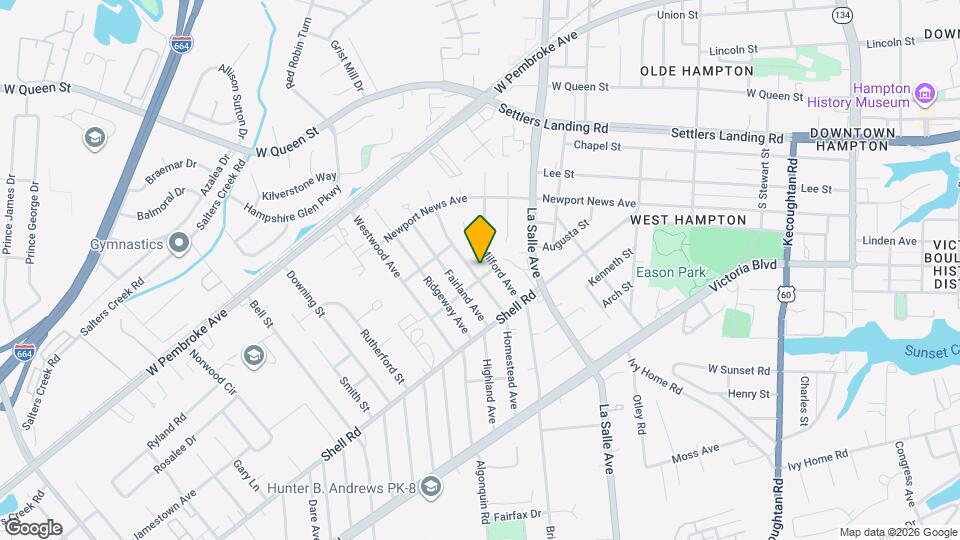 704 Homestead Ave Map and Location Details