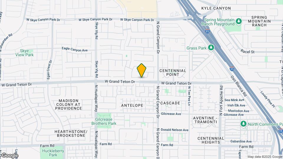 9689 Canyon Landing Ave Map and Location Details