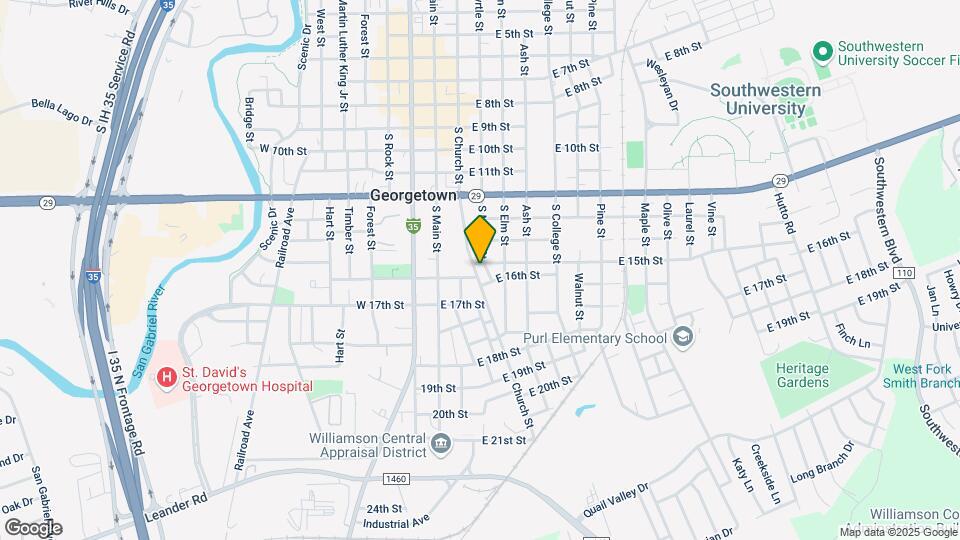 1501 S Church St Map and Location Details