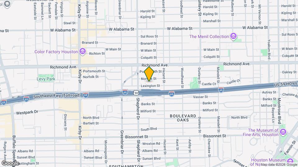 1950 Lexington St Map and Location Details