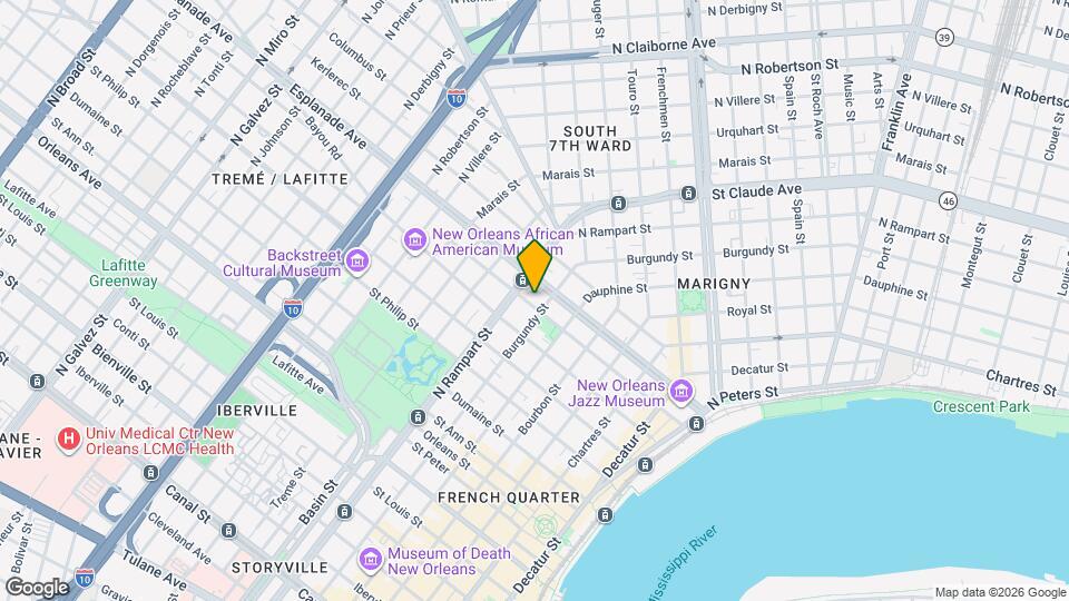 1005 Barracks St, Unit 6 Map and Location Details