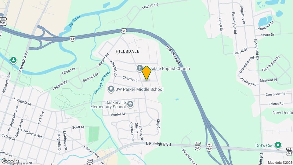 1607 Charter Dr Map and Location Details