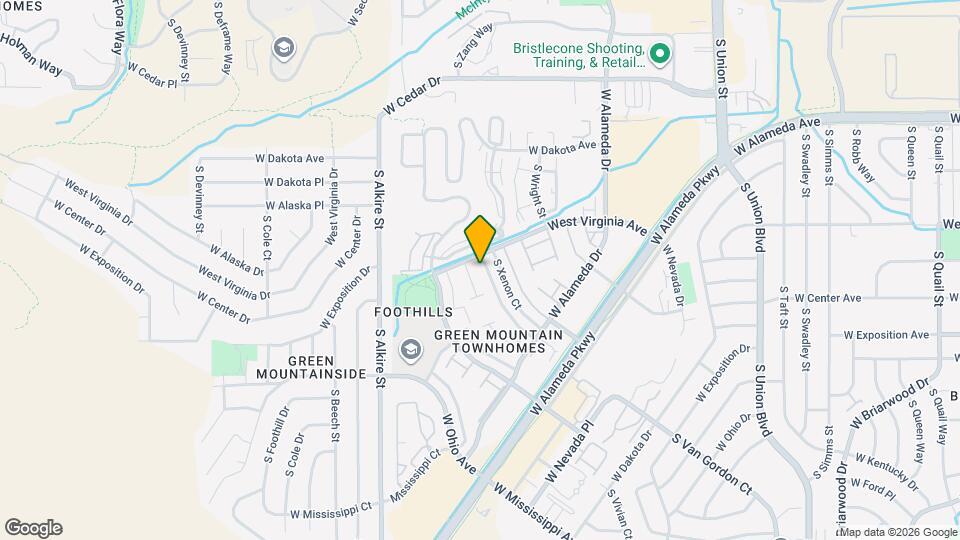 529 S Xenon Ct Map and Location Details