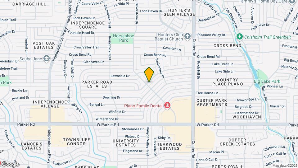 2318 Glen Forest Ln Map and Location Details