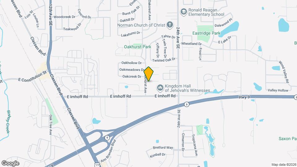 2104 Whiteoak Cir Map and Location Details