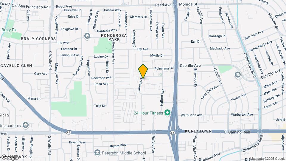 908 Tamarack Ln Map and Location Details