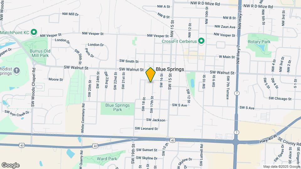 405 SW 17th St Map and Location Details