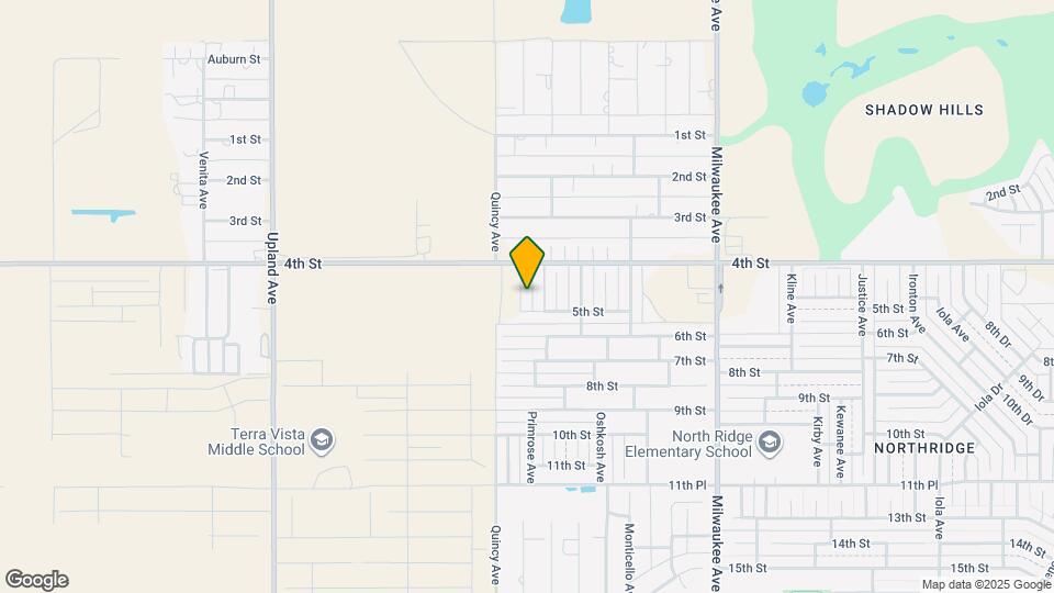 412 Primrose Ave Map and Location Details