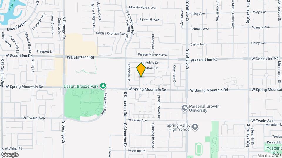 3432 Meridale Dr Map and Location Details