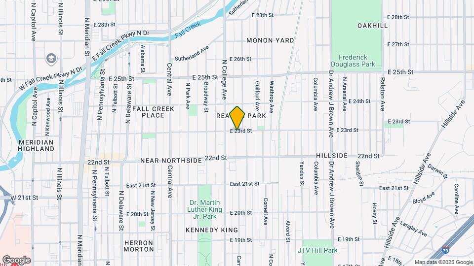 721 E 23rd St Map and Location Details