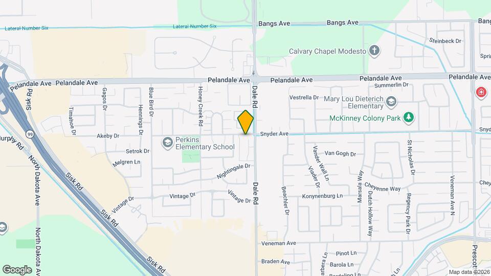 3909 Dale Rd, Unit #D Map and Location Details