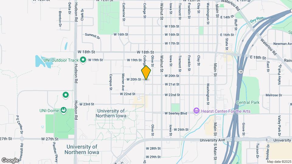 2016 College St Map and Location Details